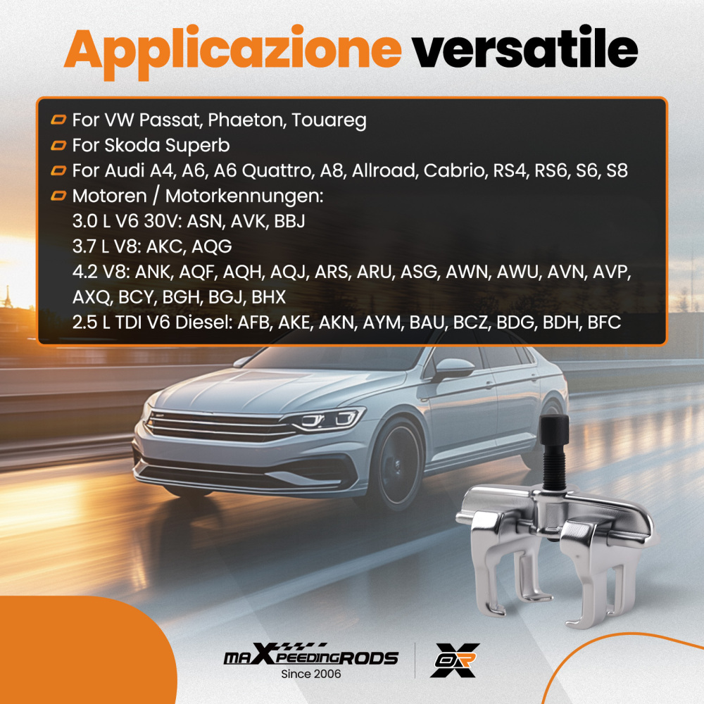 Attrezzo Albero a Camme compatibile per Audi A4 A6 A8 Allroad Cabrio V6 V8 T40001