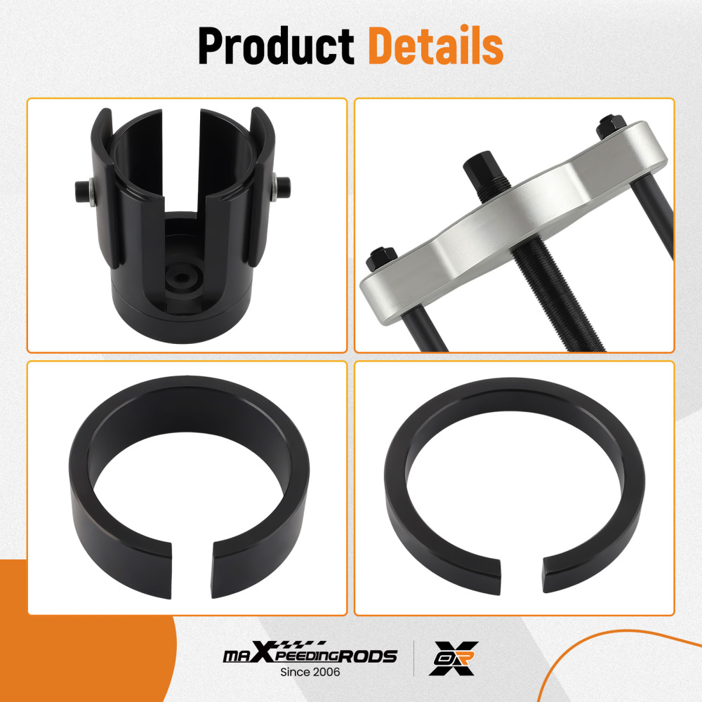 Trailing Arm Bush Removal Install Tool compatible for Ford Mondeo Mk4 S-max Galaxy compatible for Volvo 06