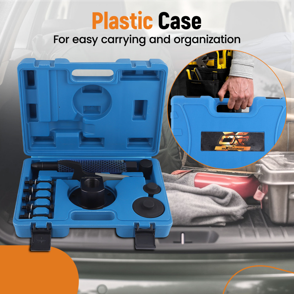 Front Wheel Drive Bearing Removal Press Adapter Puller Wheel Hub Tool compatible for Ford