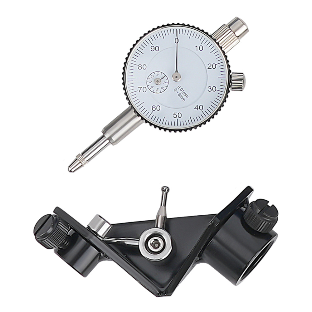 Diesel Fuel Injection Pump Timing Indicator Tool Set w/ Gauge Adapter compatible for Audi