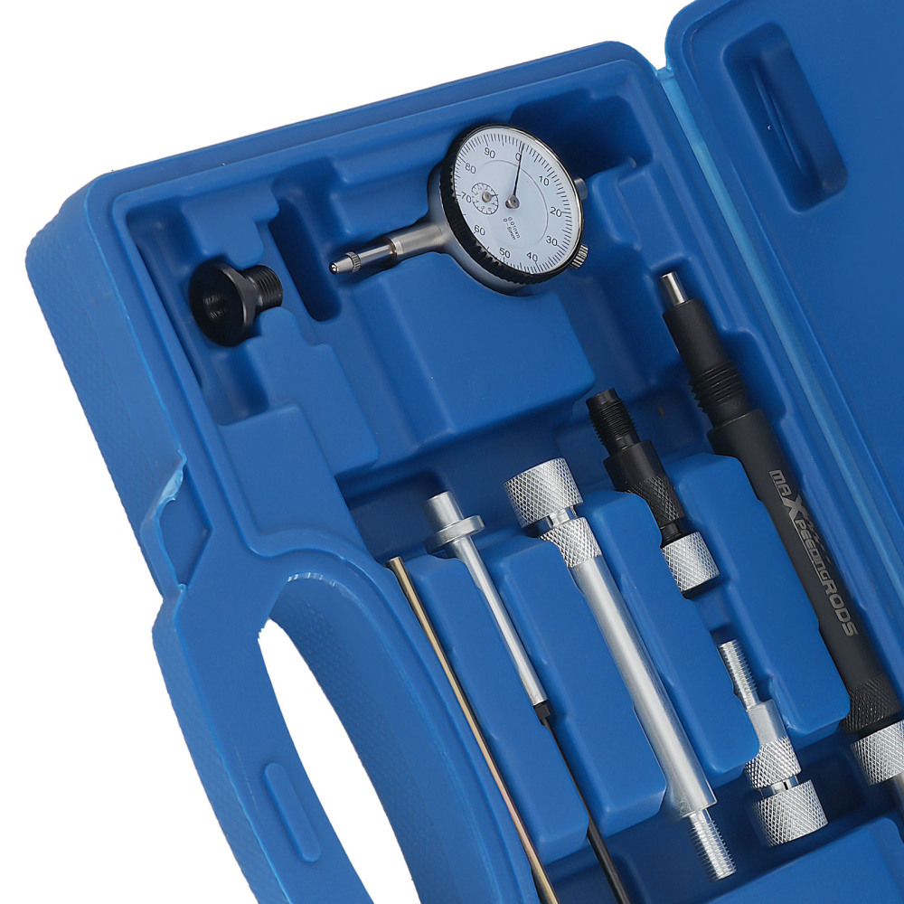Diesel Fuel Injection Pump Timing Indicator Tool Set w/ Gauge Adapter compatible for Audi