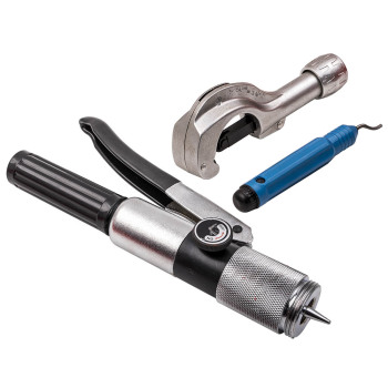 Hydraulic Tube Pipe Expander Swaging 7 Lever HVAC Punches Tool Kit Tube Cutter