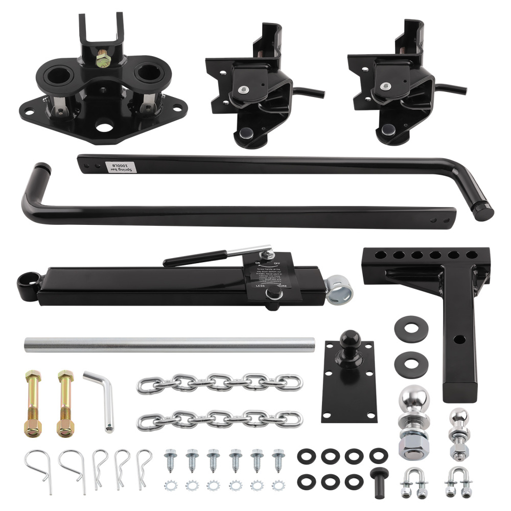 10K Trailer Weight Distribution Hitch + Sway + Drop Shank + 2 5/16 in Ball steel