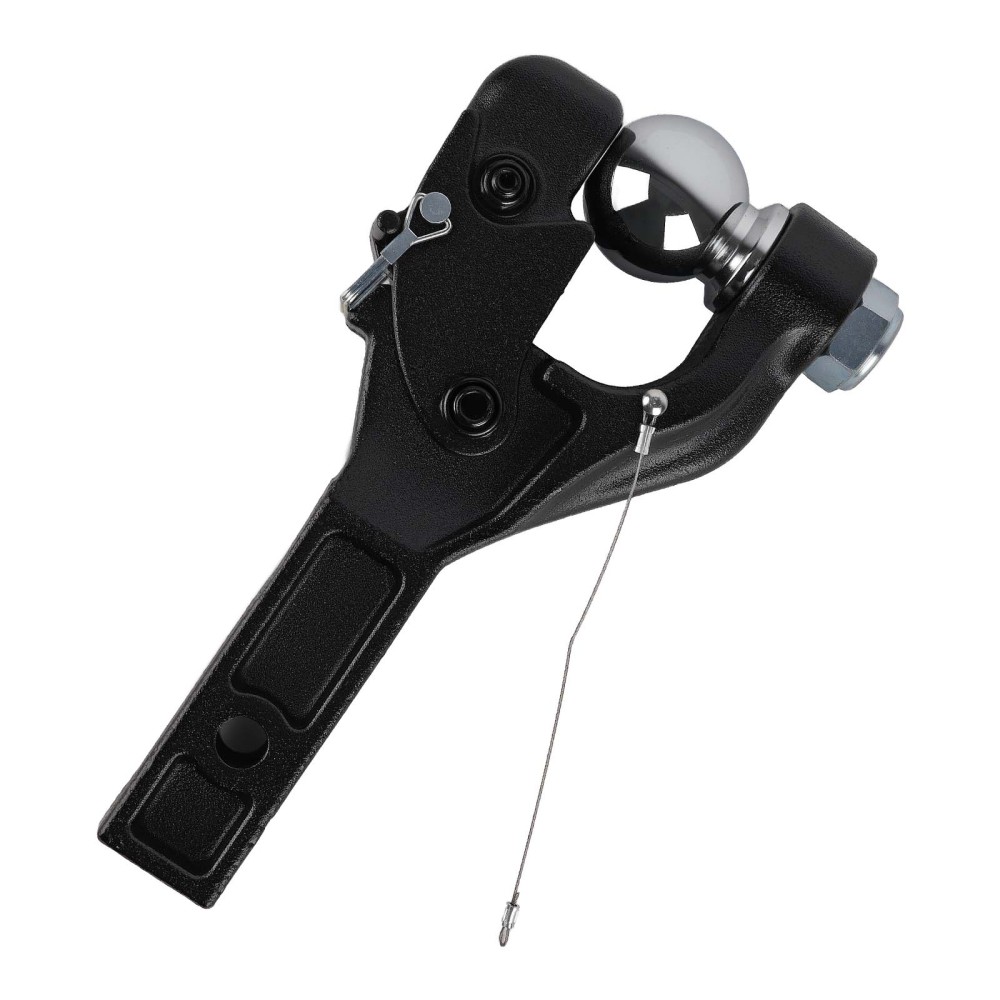 Pintle Tow Hook Receiver Arm Hitch Towing 4WD Truck Heavy Duty 8 Ton Ball Combo
