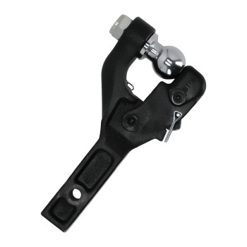 Pintle Tow Hook Receiver Arm Hitch Towing 4WD Truck Heavy Duty 8 Ton Ball Combo