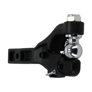 Pintle Tow Hook Receiver Arm Hitch Towing 4WD Truck Heavy Duty 8 Ton Ball Combo