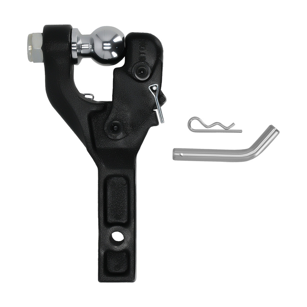 Pintle Tow Hook Receiver Arm Hitch Towing 4WD Truck Heavy Duty 8 Ton Ball Combo