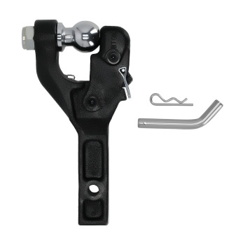 Pintle Tow Hook Receiver Arm Hitch Towing 4WD Truck Heavy Duty 8 Ton Ball Combo