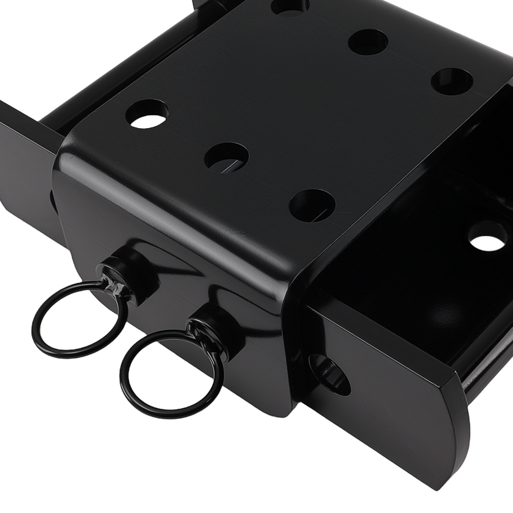 Adjustable Black Tow Hitch Drop Plate compatible for Land Rover Defender Van 4x4 3500kg