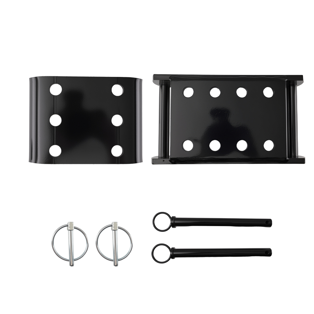 Adjustable Black Tow Hitch Drop Plate compatible for Land Rover Defender Van 4x4 3500kg