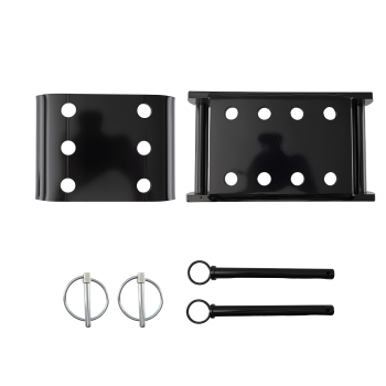 Adjustable Black Tow Hitch Drop Plate compatible for Land Rover Defender Van 4x4 3500kg