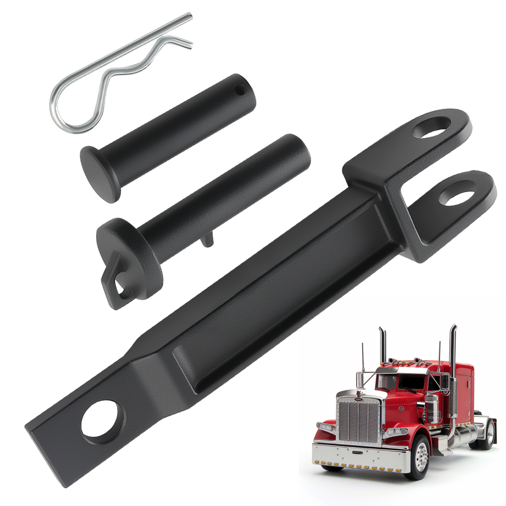 Single Towing Hook Pull Pin + Frame Pin compatible for Peterbilt Compatible for Kenworth A20-6014