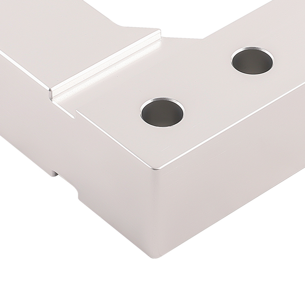 2 inch Trailer Receiver Truck Rv 6 inch Drop Adjustable Aluminum Hitch Tow Towing Silver	