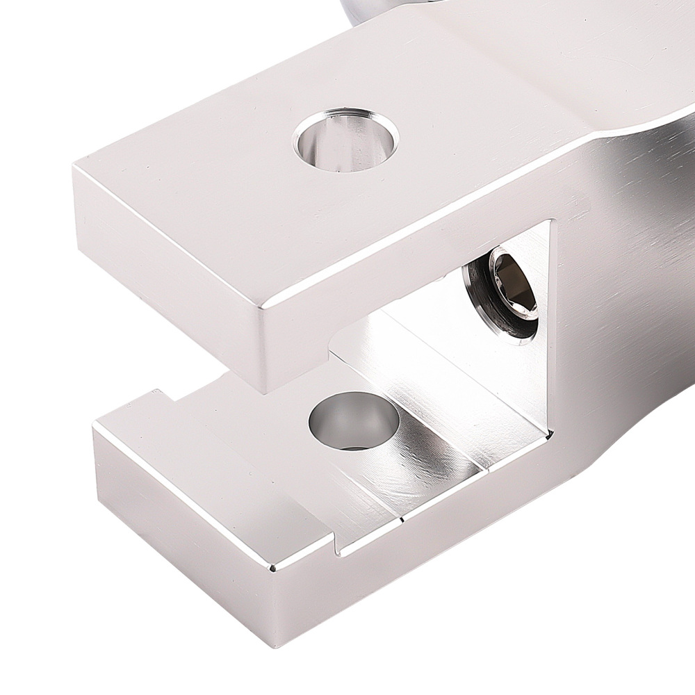 2 inch Trailer Receiver Truck Rv 6 inch Drop Adjustable Aluminum Hitch Tow Towing Silver	