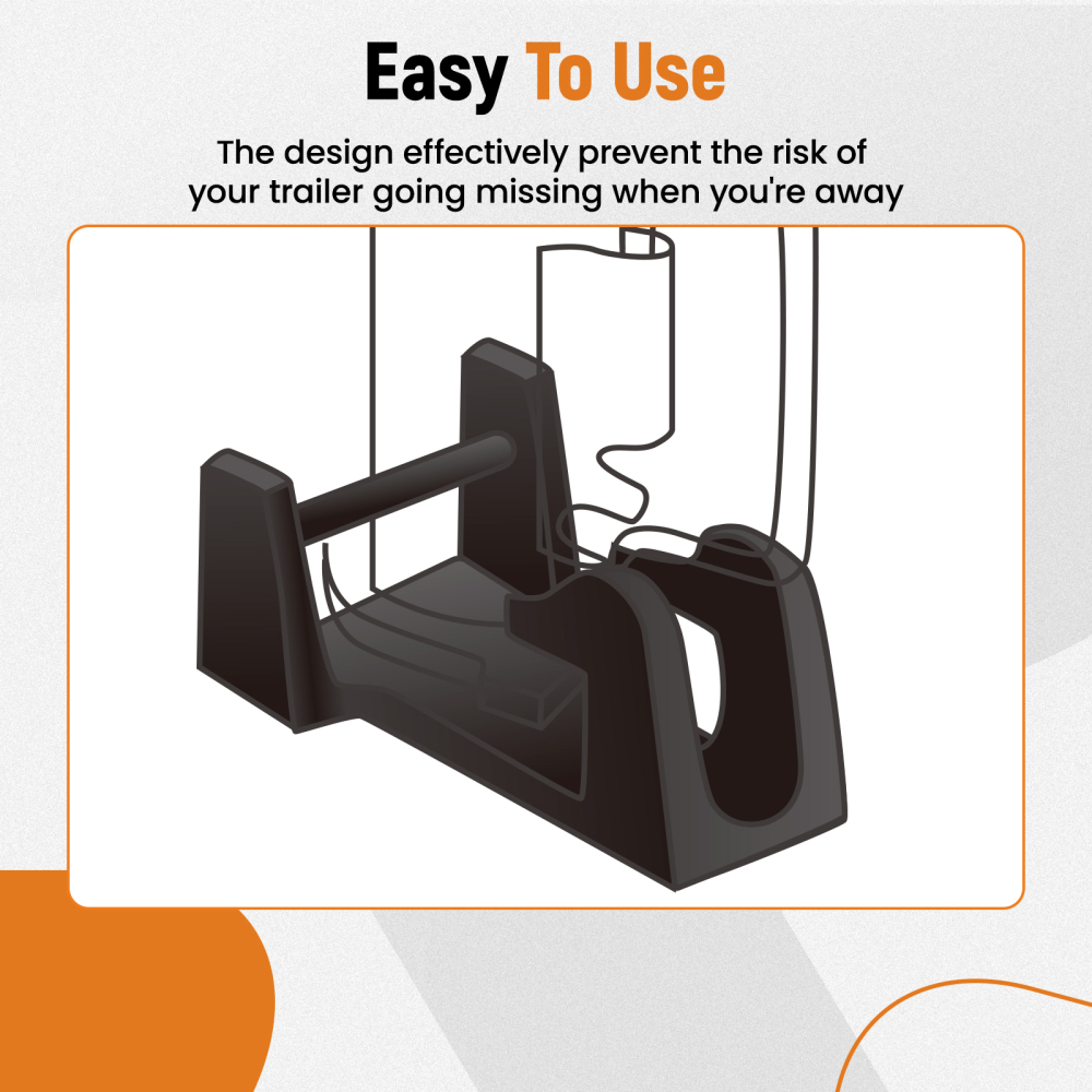 Gooseneck Hitch Lock w/ KeyLock Silver for Livestock/Hauler/Trailer for TL-50