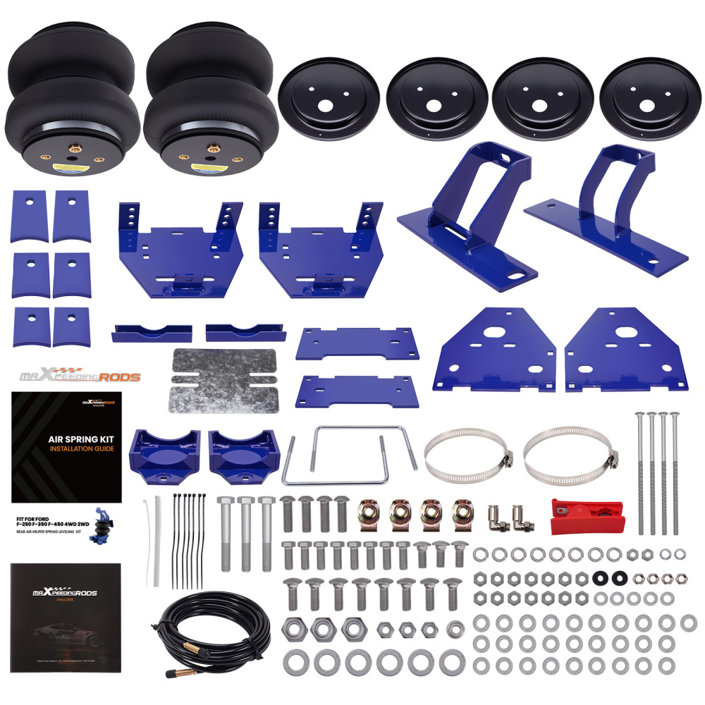 Air Spring Kit Rear 7500lbs compatible for Ford F250 F350 F450 compatible for Super Duty 4WD 2017 - 2019