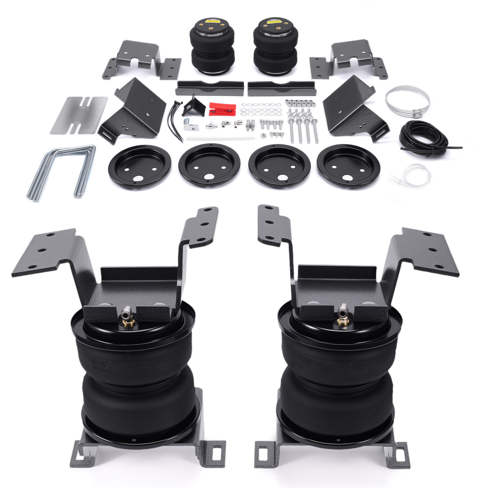 Air Suspension Kit Air Leveling Kit with Helper Spring Bellows Compatible for Chevrolet SilveradoGMC Sierra