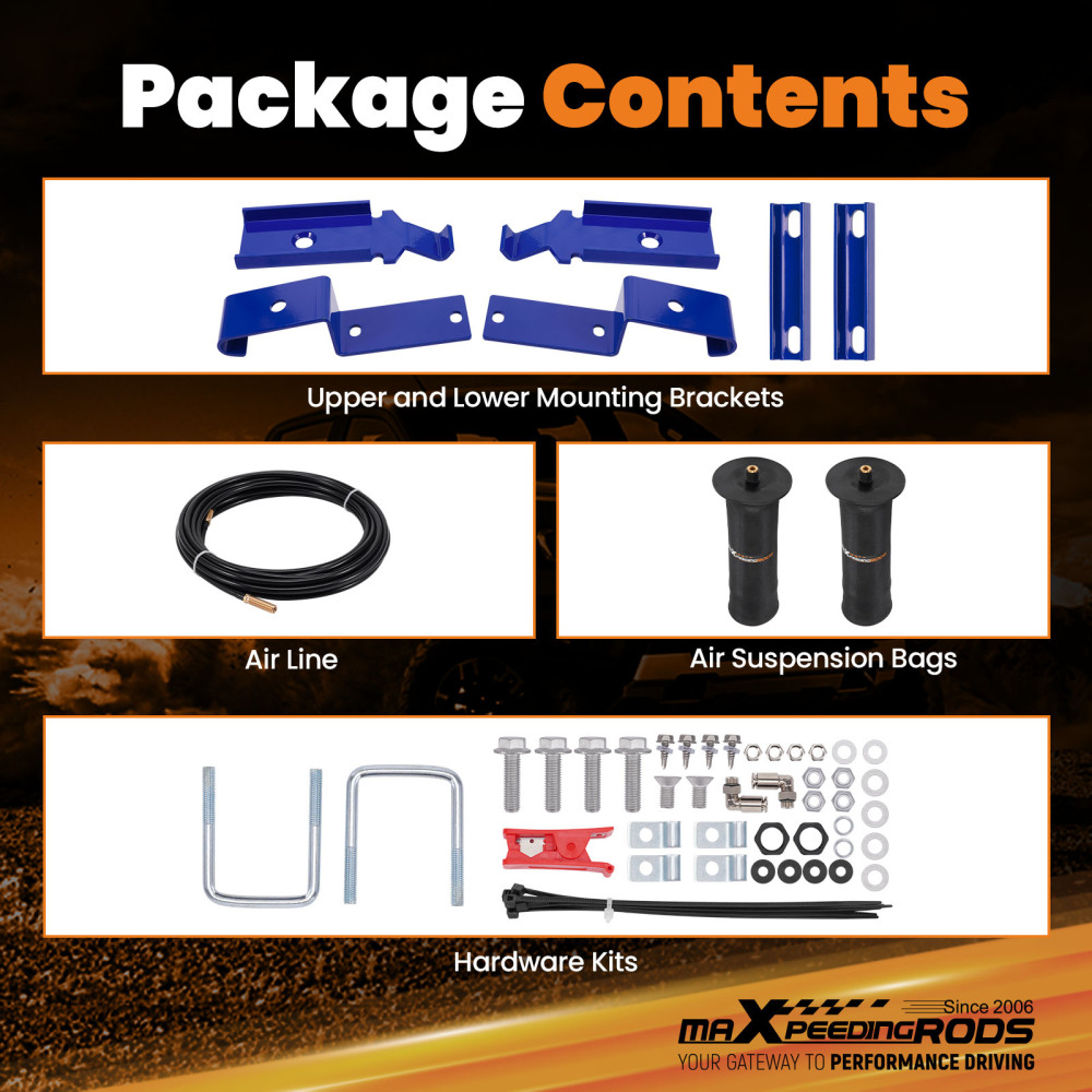 Air Suspension Spring Kit Rear compatible for Chevrolet Colorado RWD 4WD 2004-2012