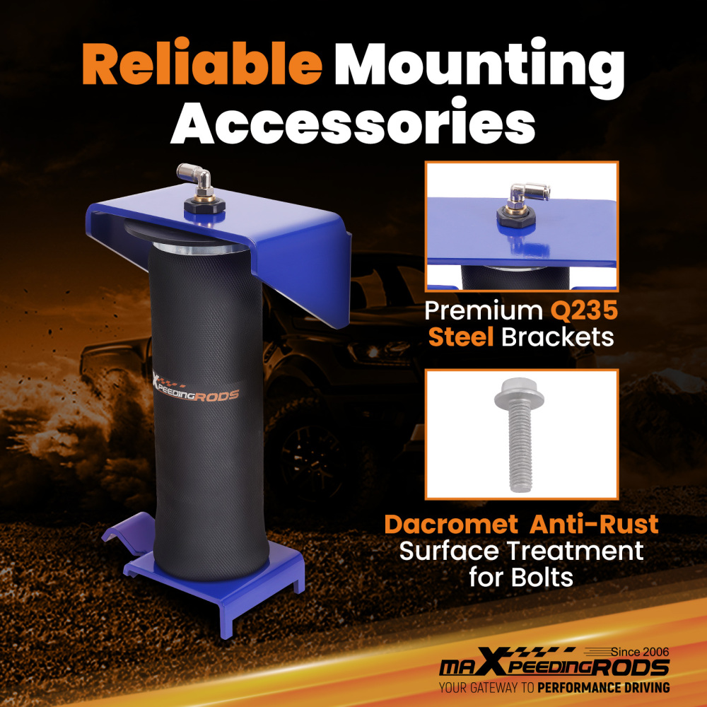 Air Spring Suspension Kit Rear For Chevrolet C1500 Pickup 1988-1998