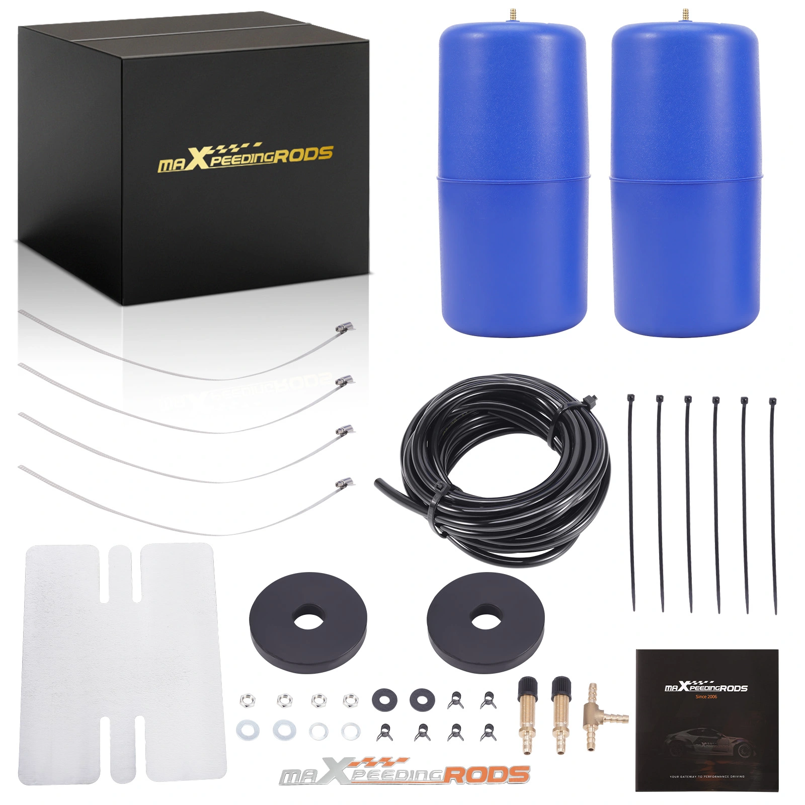 MaXpeedingrods Air Helper Spring Kit – 2,300 Lbs Capacity For Chevy Tahoe, Suburban, GMC Yukon & More