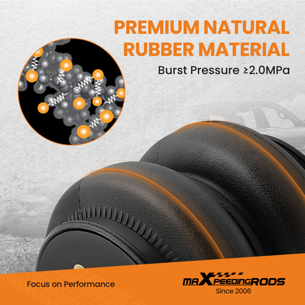 Air Spring Suspension Leveling Kit Rear compatible for GMC Sierra Classic 2500 3500 01-10