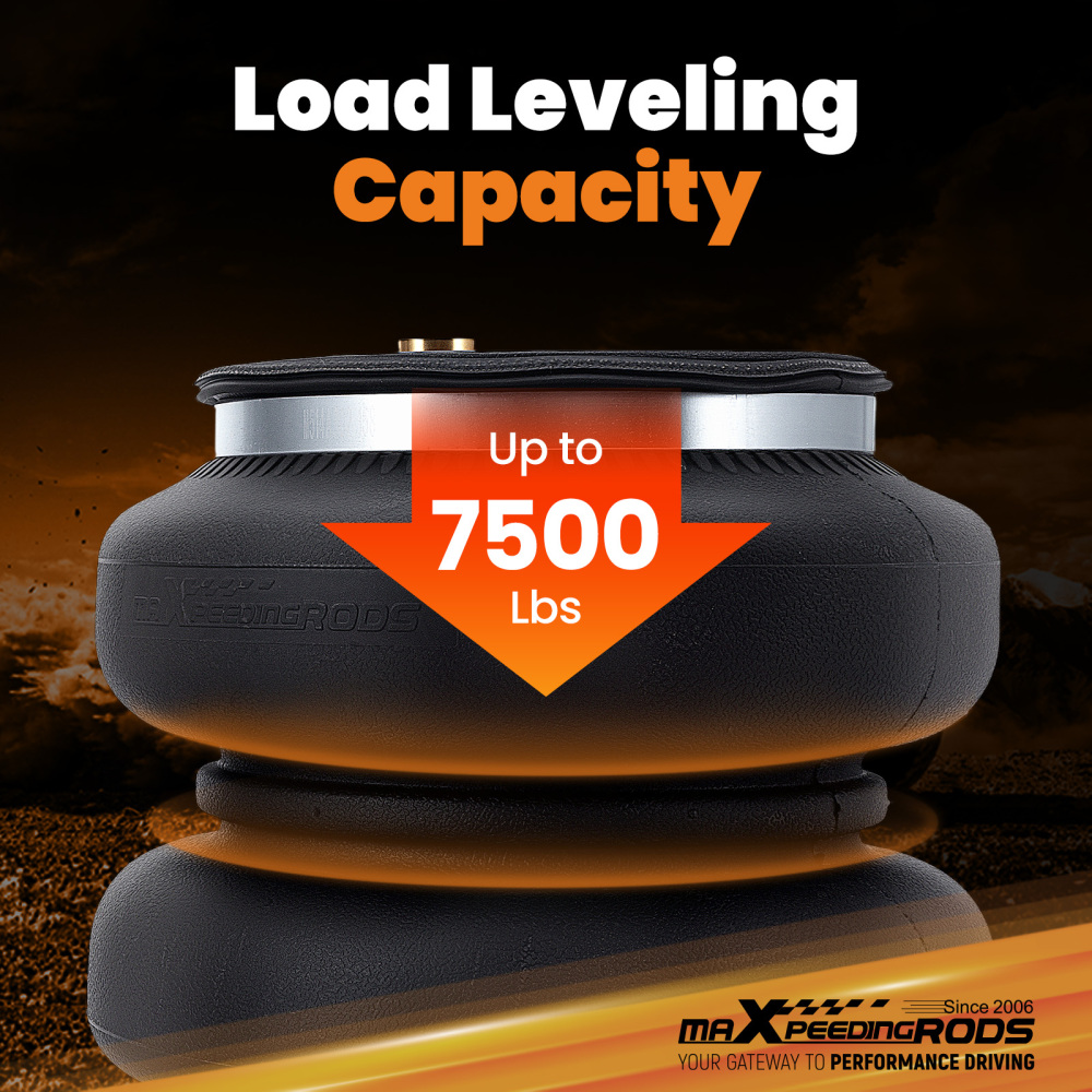 Rear Air Helper Spring Leveling Suspension Kit compatible for Ram 2500 AWD 2011-