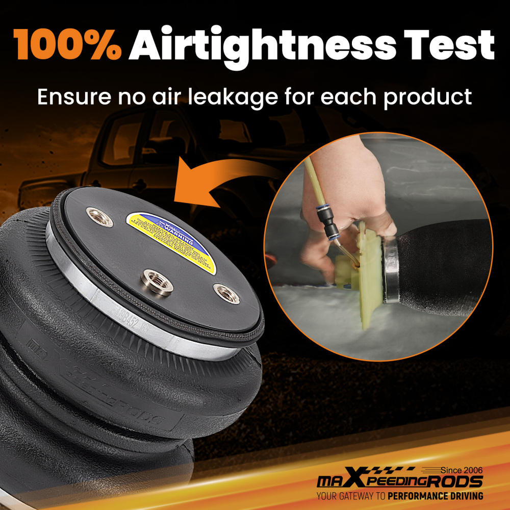 MaXpeedingrods Rear Air Suspension Spring Bag Kit compatible for Ram 3500 RWD 2011-2018