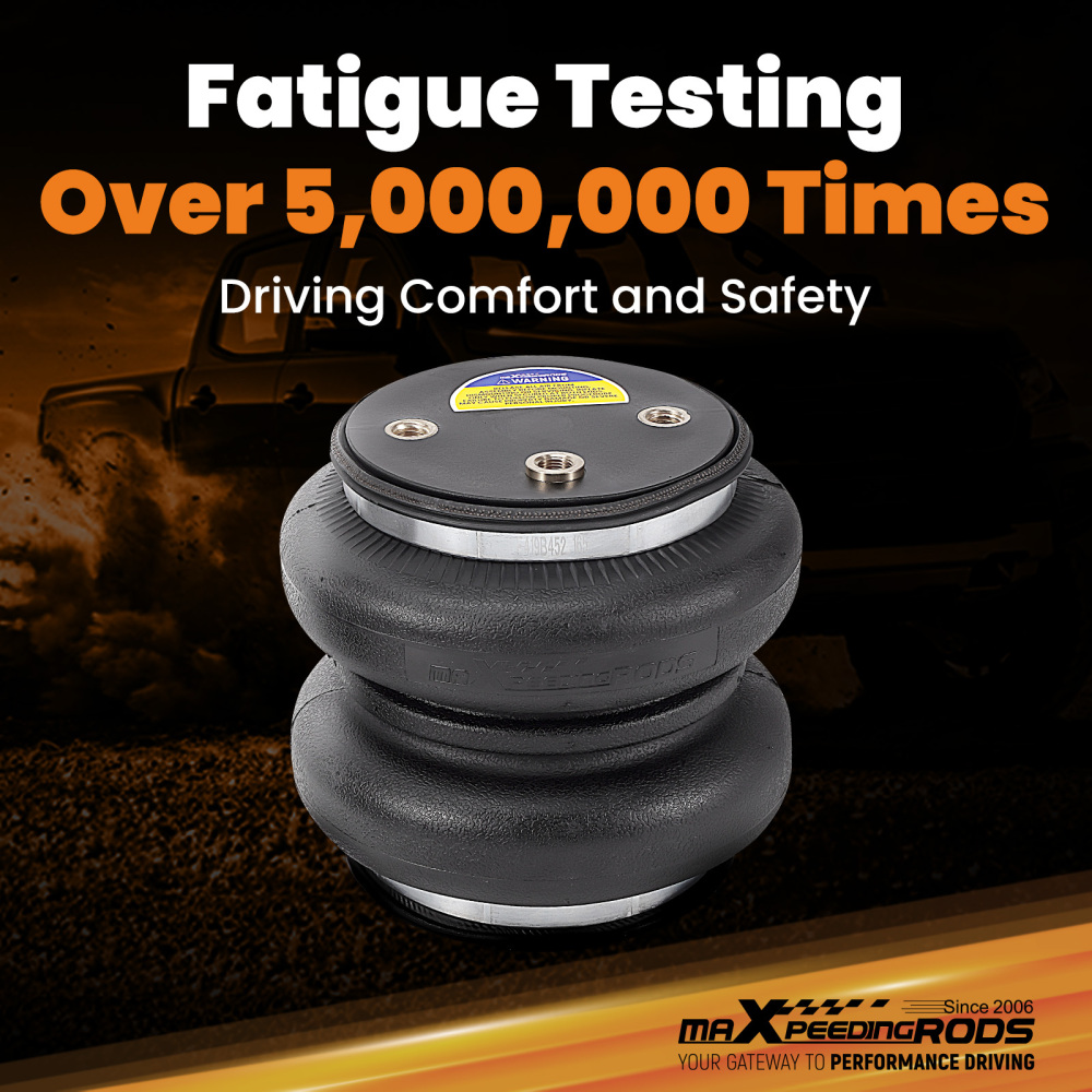 MaXpeedingrods Rear Air Suspension Spring Bag Kit compatible for Ram 3500 RWD 2011-2018