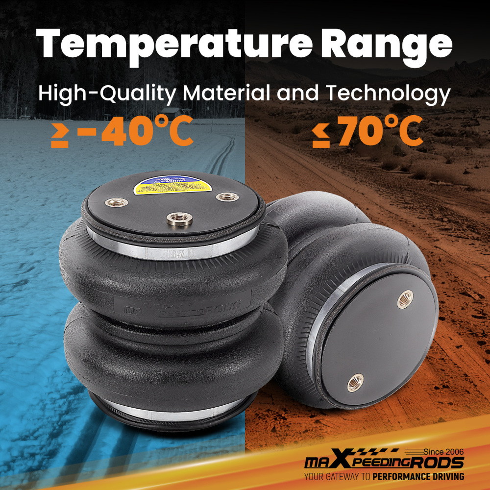 Air Suspension Kit + Air Controller Kit compatible for Dodge Ram 2500 3500 RWD 03-2010