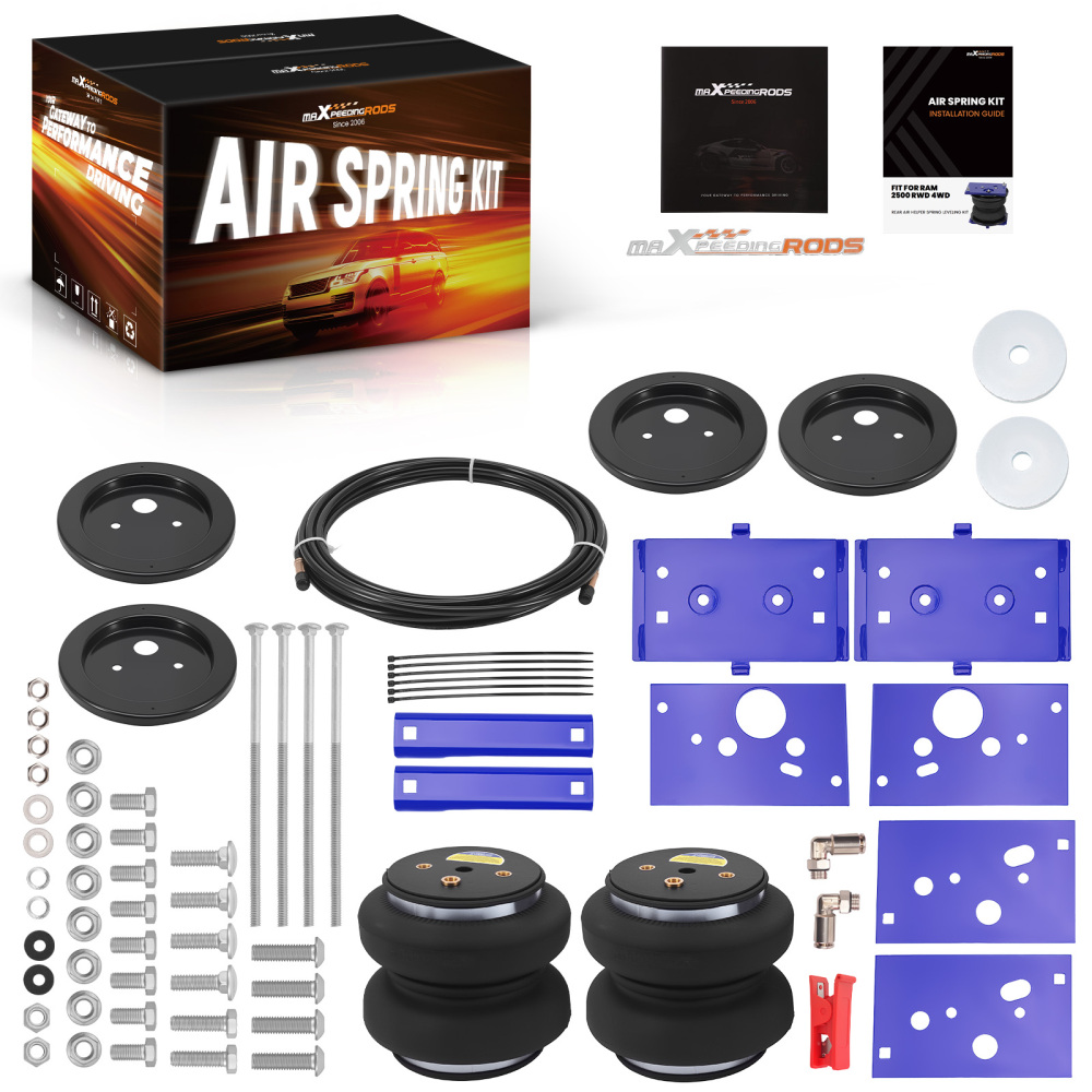 Air Spring Suspension Bags Leveling Kit Rear compatible for Ram 2500 2WD 4WD 2014-2025