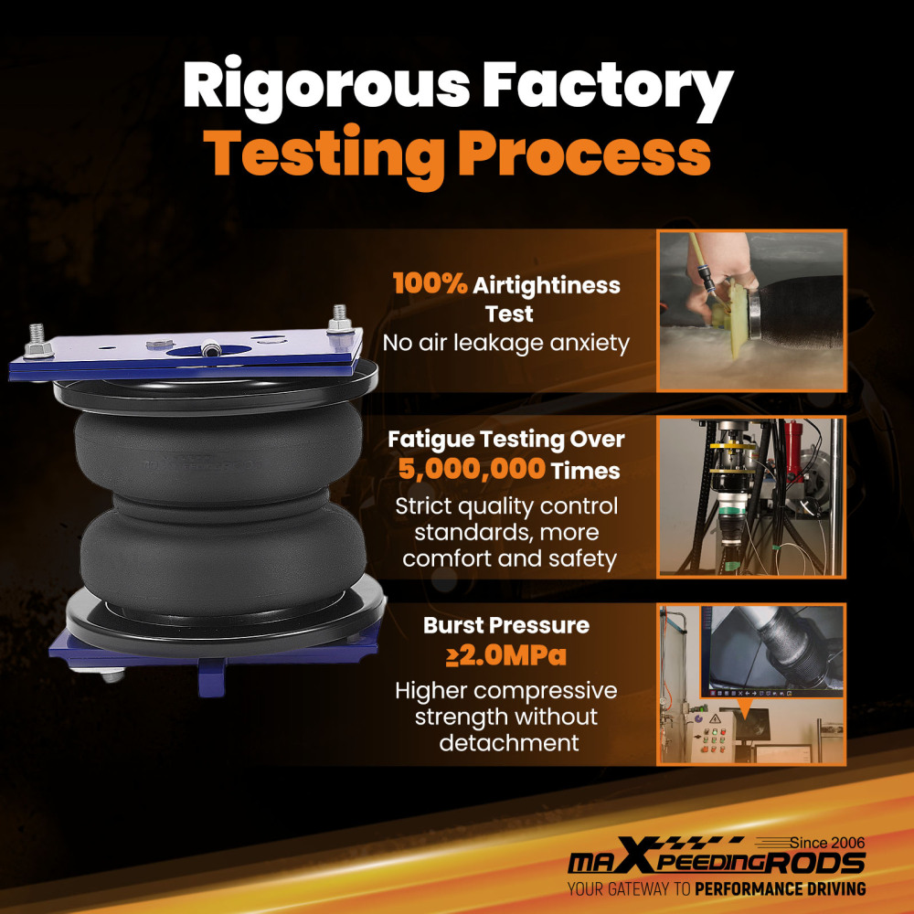 Air Spring Suspension Bags Leveling Kit Rear compatible for Ram 2500 2WD 4WD 2014-2025