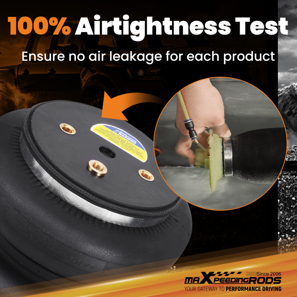 Rear Air Spring Bags Kit Air lines compatible for Ford F250 Super Duty Pickup 6.2L 2011-16