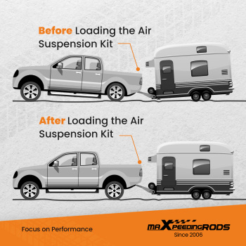 Air Spring Suspension Kit 2500lbs For Ford F-150 PICKUP 2WD 4WD 2015-2019