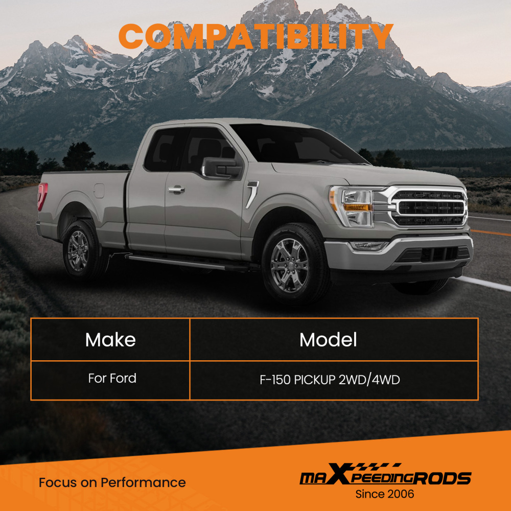 Air Spring Suspension Kit 2500lbs For Ford F-150 PICKUP 2WD 4WD 2015-2019