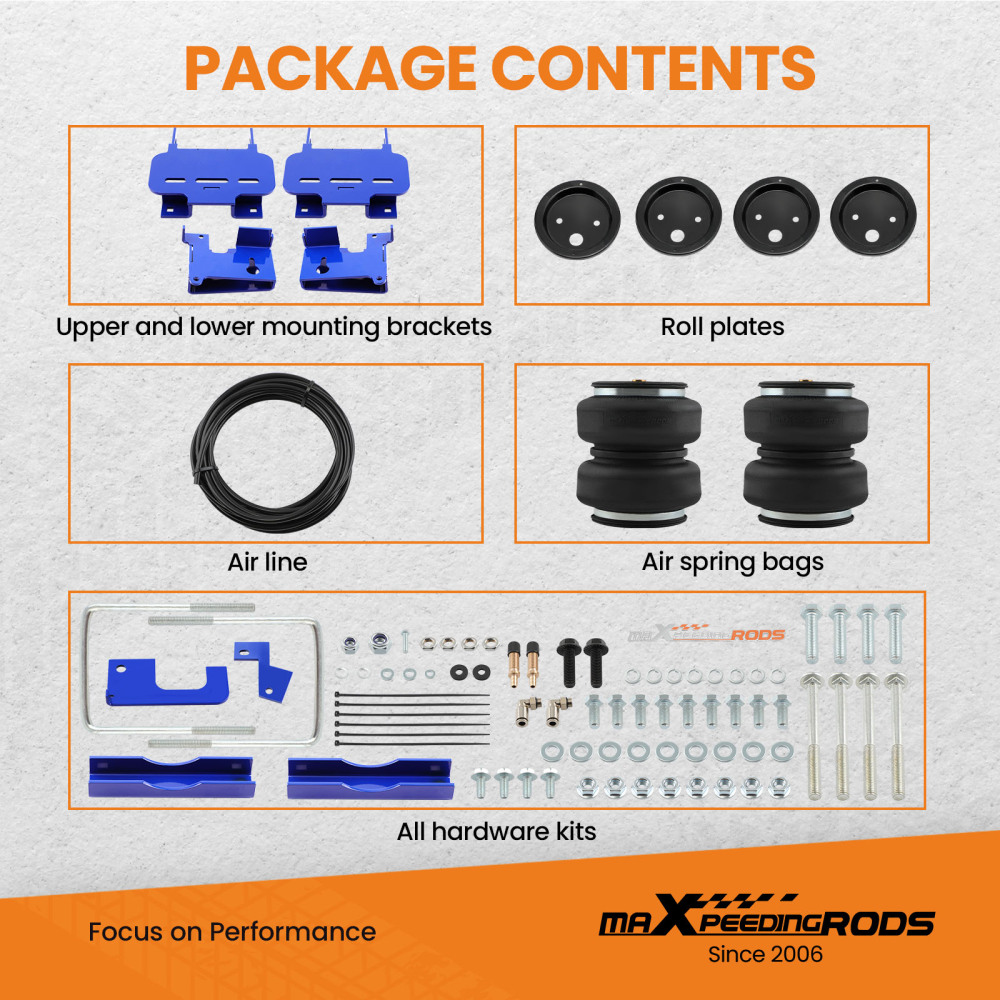 Air Suspension Spring Kit 5000lbs For Ford F-150 2WD 4WD 2021-2023