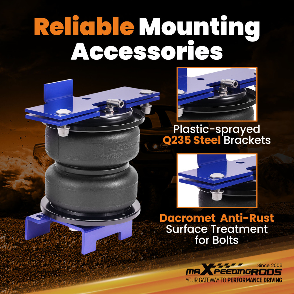 Air Spring Bag Helper Rear compatible for Ford Transit 150 250 350 2015-2024 5000LBS