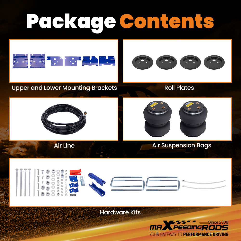 Air Suspension Spring Kit Rear 5000lbs compatible for Ford F-150 Raptor 4WD 2016-2020