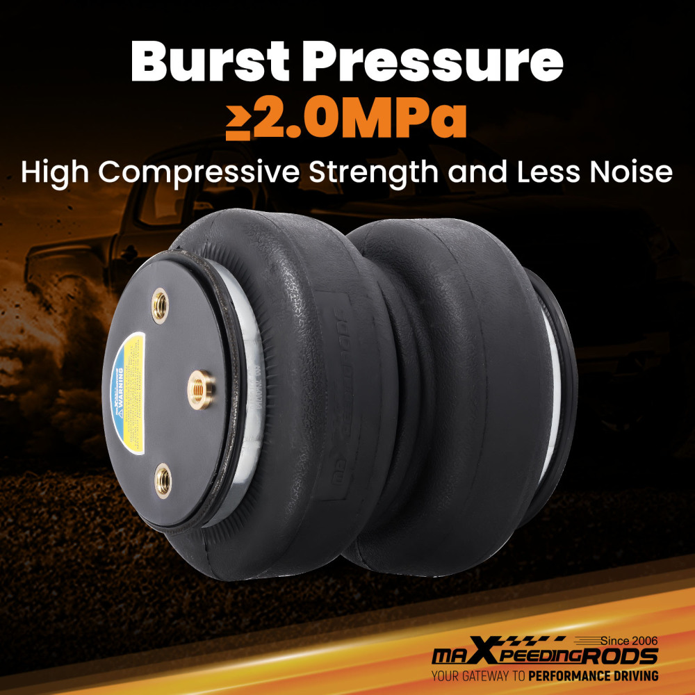 Air Spring Suspension Leveling Kit Rear compatible for Ford F-250 Super Duty 7.3L 2020-2022