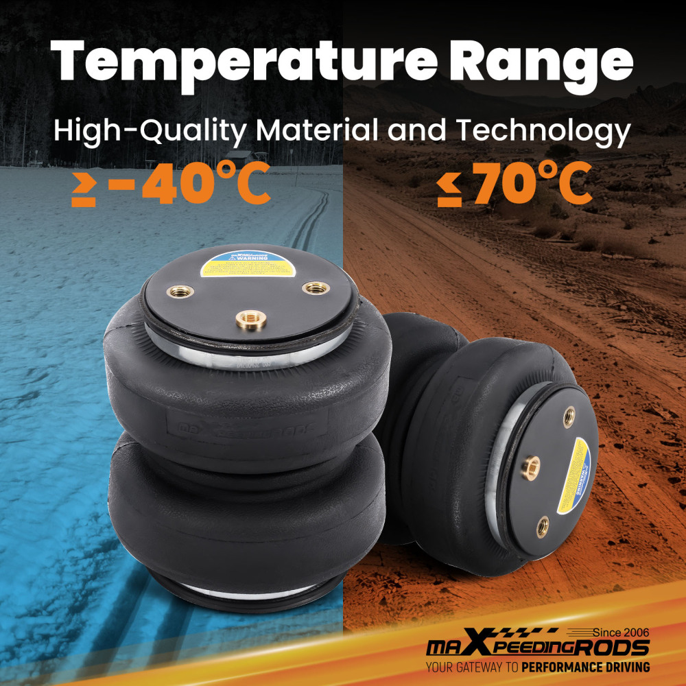 Air Spring Suspension Leveling Kit Rear compatible for Ford F-250 Super Duty 7.3L 2020-2022