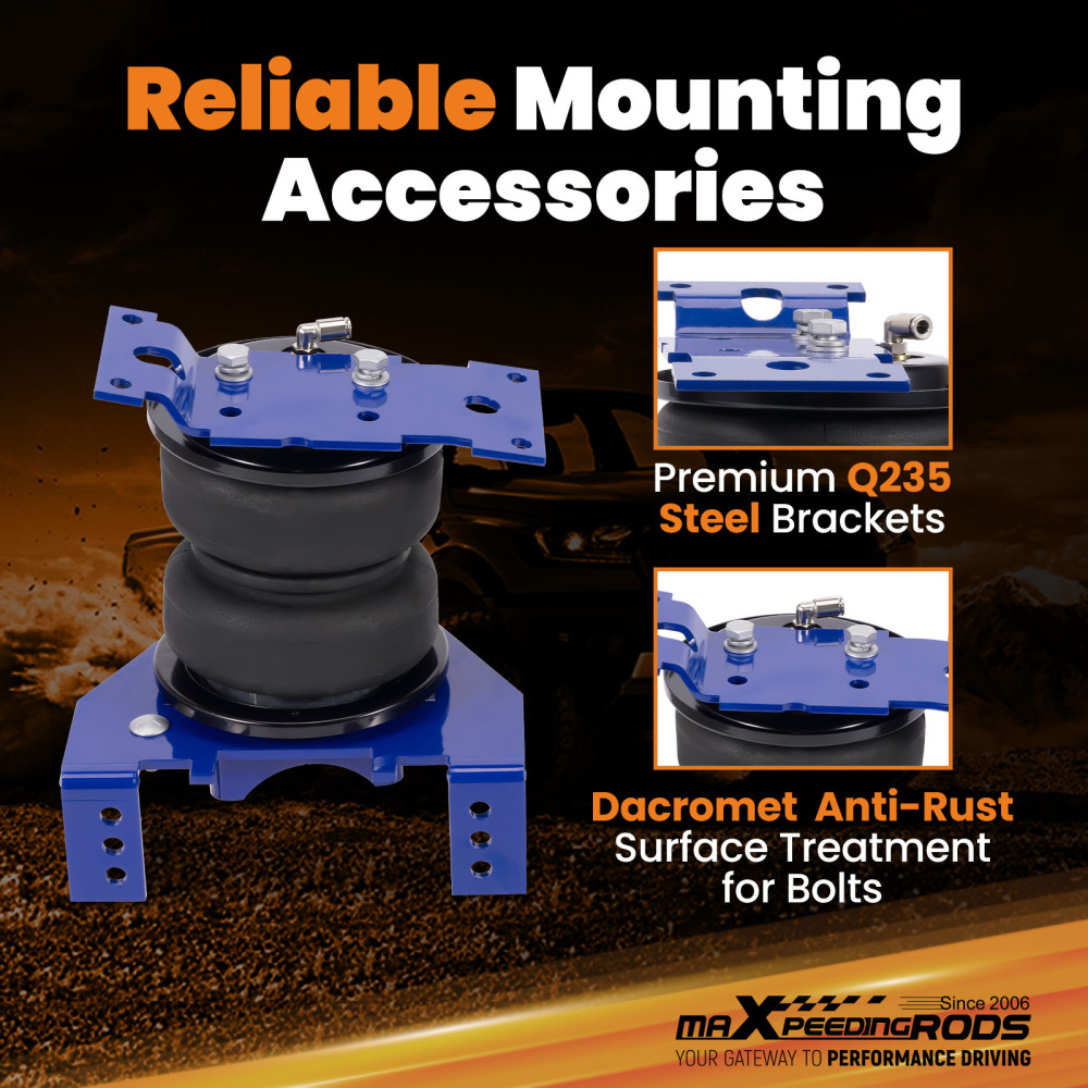 Air Spring Suspension Leveling Kit Rear compatible for Ford F-250 Super Duty 7.3L 2020-2022