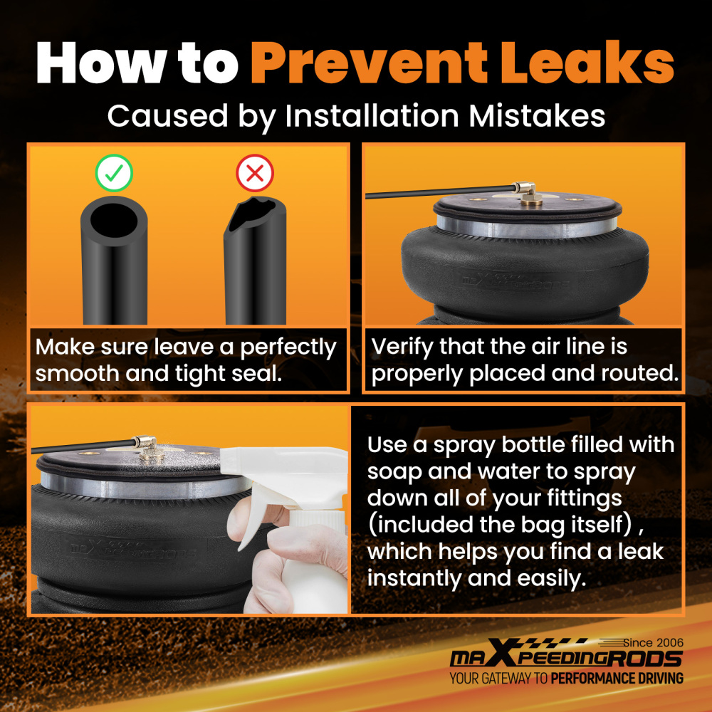 Air Suspension Kit Rear compatible for FORD F-350 SUPER DUTY PICKUP 2WD 4WD 2023-2025