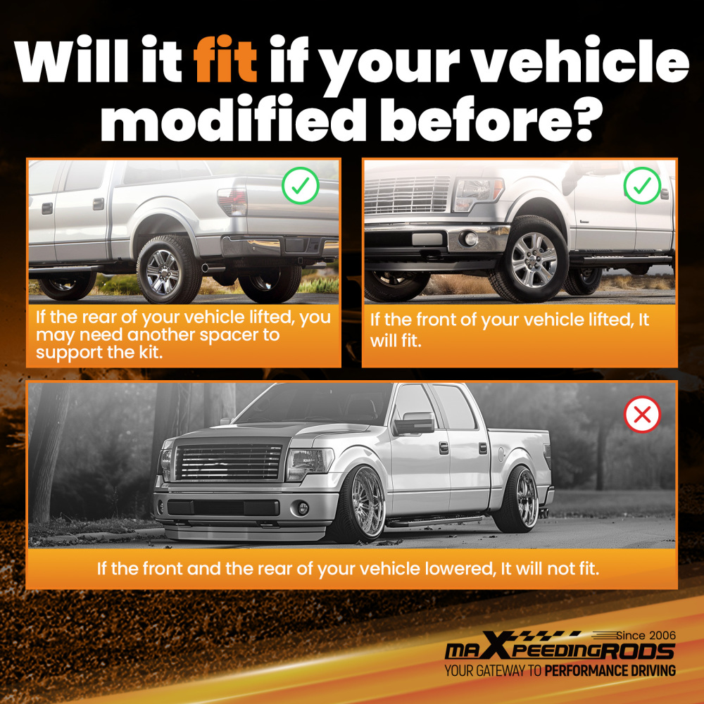 Air Suspension Kit Rear compatible for FORD F-350 SUPER DUTY PICKUP 2WD 4WD 2023-2025