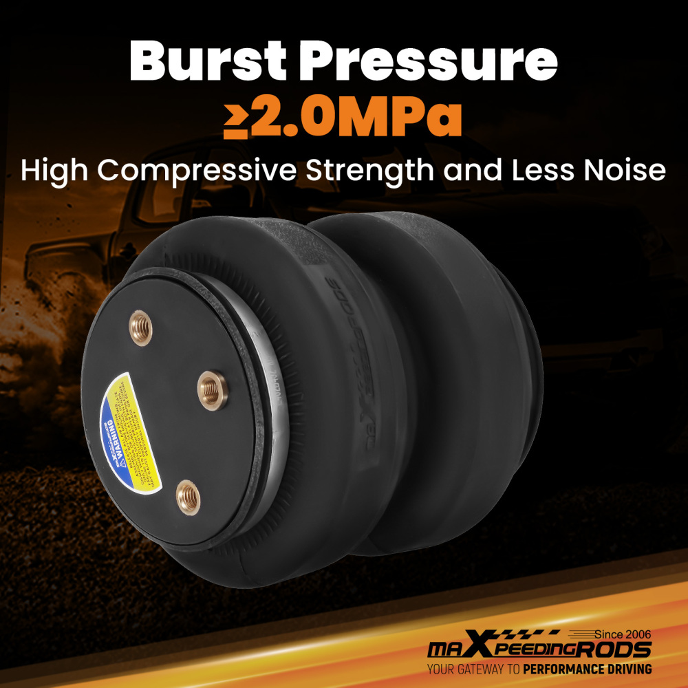 Air Spring Suspension Kit Rear compatible for Ford F-250 F-350 Super Duty SRW 4WD 2023–2024