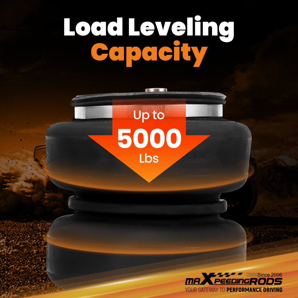 Air Spring Suspension Kit Rear compatible for Ford F-250 F-350 Super Duty SRW 4WD 2023–2024