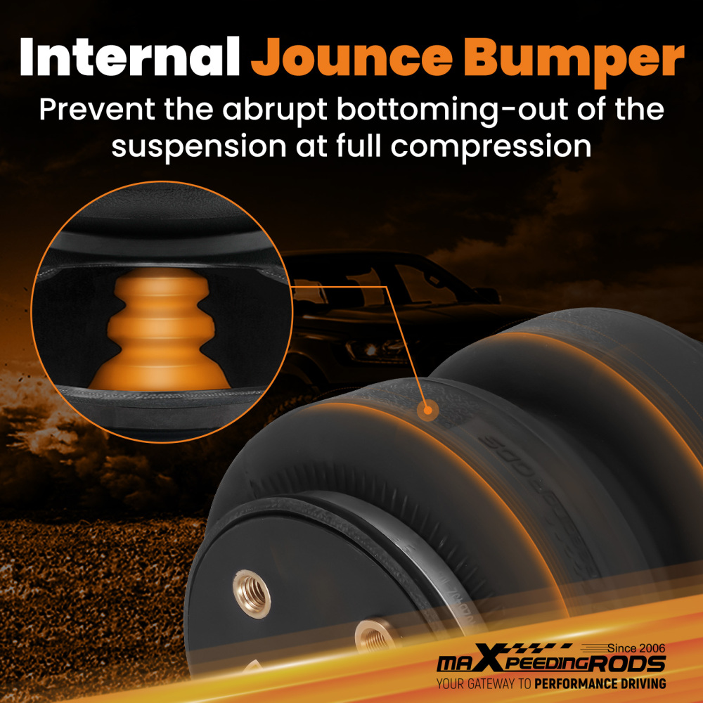 Air Suspension Bags Kit compatible for Ford F-250 F-350 Super Duty Pickup SRW 4WD 2023–2024