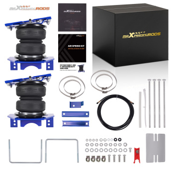 Rear Air Suspension Helper Spring Kit 5000 lbs compatible for Ford F-250 F-350 4x4