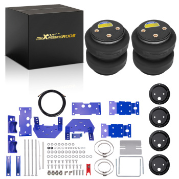 Rear Air Suspension Helper Spring Kit 5000 lbs compatible for Ford F-250 F-350 4x4