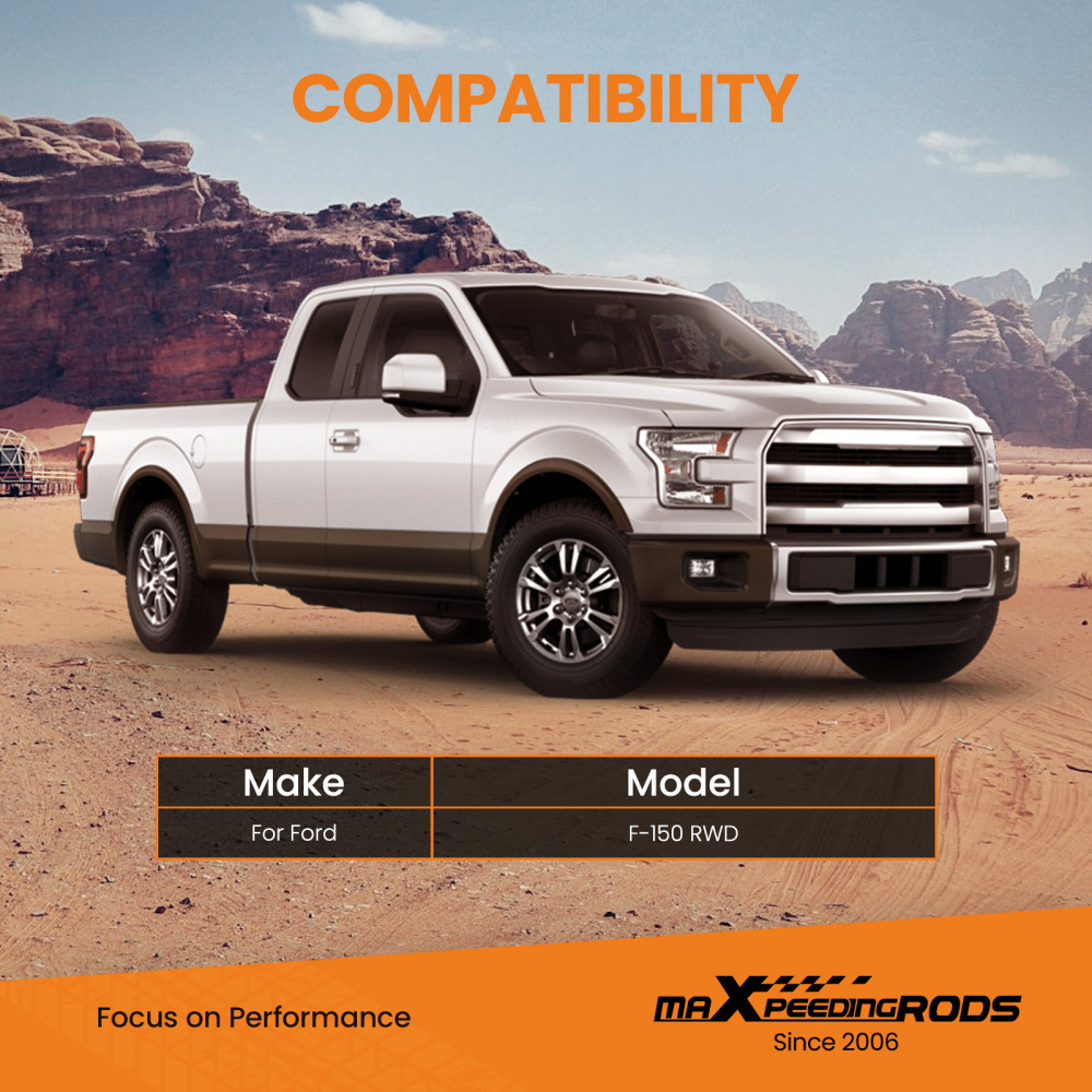 Rear Air Spring Suspension Kit compatible for Ford F-150 2WD 2015-2019 2020