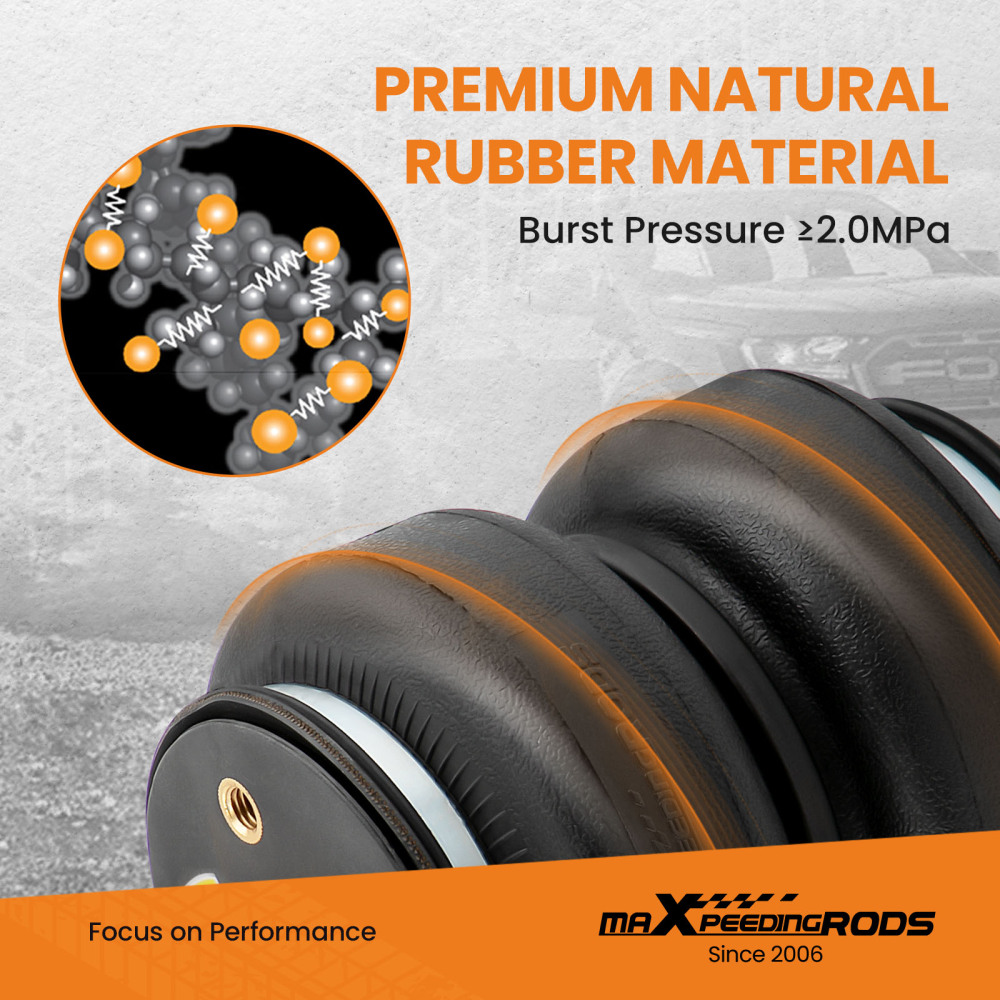 Air Spring Suspension Bags Leveling Kit Rear compatible for Ford F-150 4WD 2015-2020