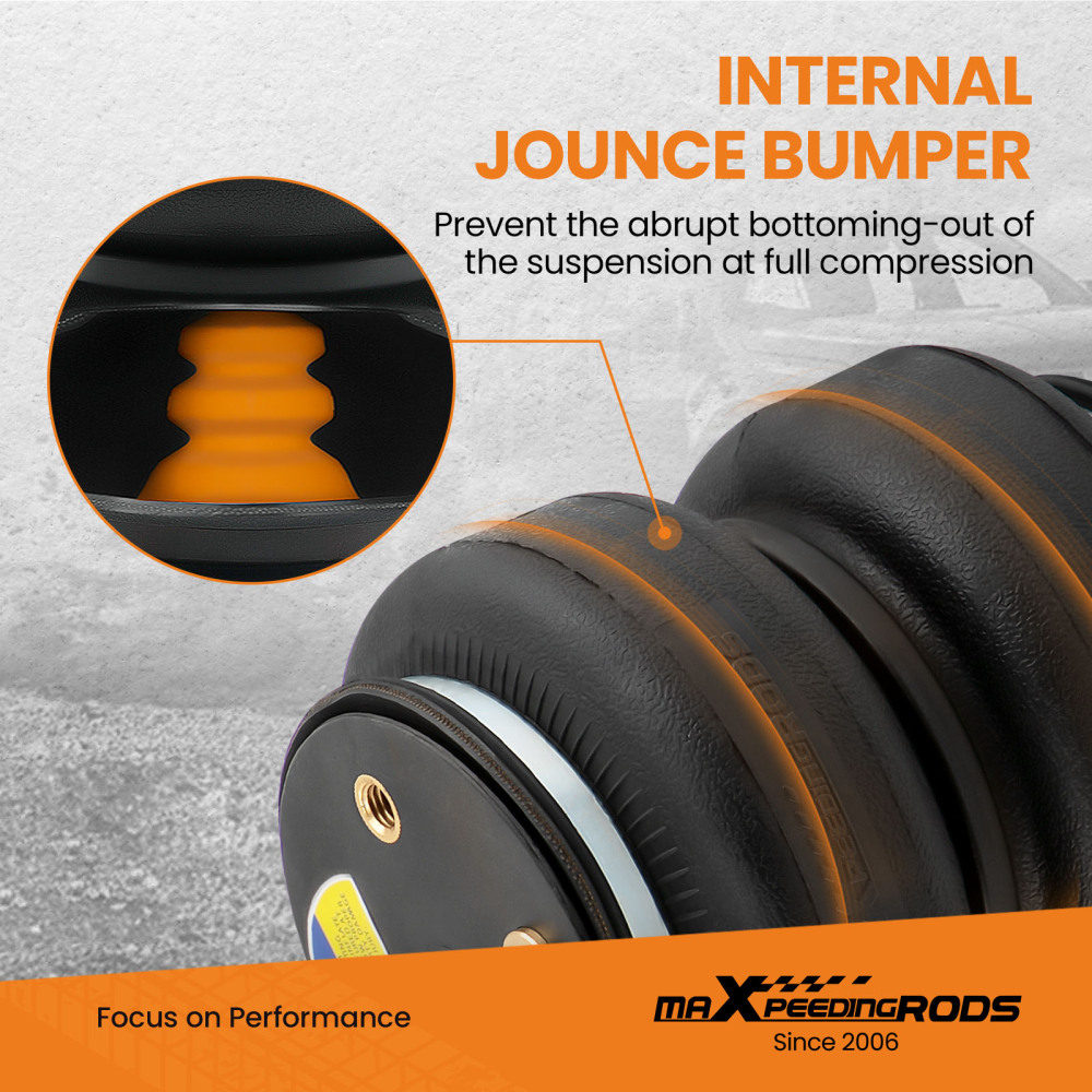 Air Spring Suspension Bags Leveling Kit Rear compatible for Ford F-150 4WD 2015-2020